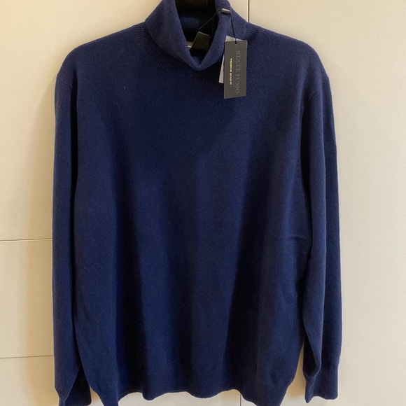 State cashmere turtleneck Sz XXL NWT 30 % cashmere - Picture 3 of 8